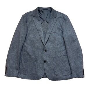 NWT J. Crew Wool blend Jacket Blazer Sport Coat Gray Slim Fit Mens Sz Large